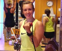 Fitness-Trainerin Sigrid Mair