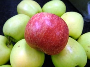 Qualitätsprodukte Apfel